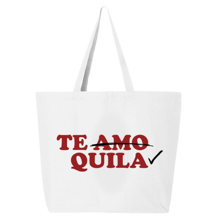 Te Amo Te Quila Funny 25L Jumbo Tote