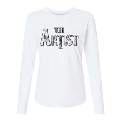 The Artist Womens Cotton Relaxed Long Sleeve T-Shirt