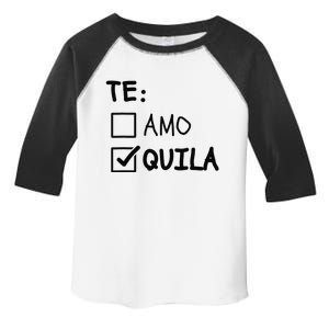 Te Amo Tequila Funny Cinco De Mayo Tequila Toddler Fine Jersey T-Shirt