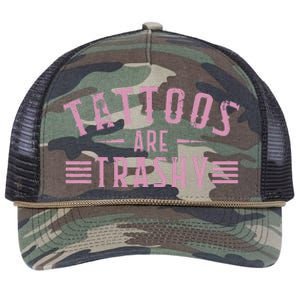 Tattoos Are Trashy Tattoo Meme Lover Tattoos Retro Rope Trucker Hat Cap