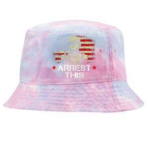 Trump Arrest This Funny Trump 2024 Convicted Felon Tie-Dyed Bucket Hat