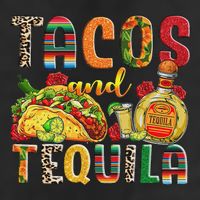 Tacos And Tequila Funny Drinking Taco Mexican Food Lover Cool Comfort Performance Bucket Hat