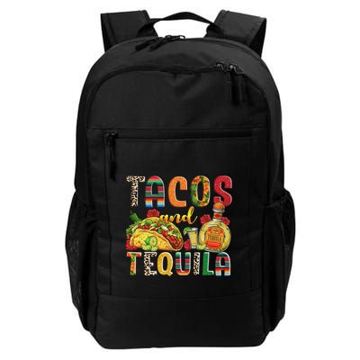 Tacos And Tequila Funny Drinking Taco Mexican Food Lover Backpack