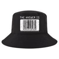 The Answer to Life The Universe and Everything in barcode Cool Comfort Performance Bucket Hat