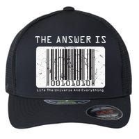 The Answer to Life The Universe and Everything in barcode Flexfit Unipanel Trucker Cap