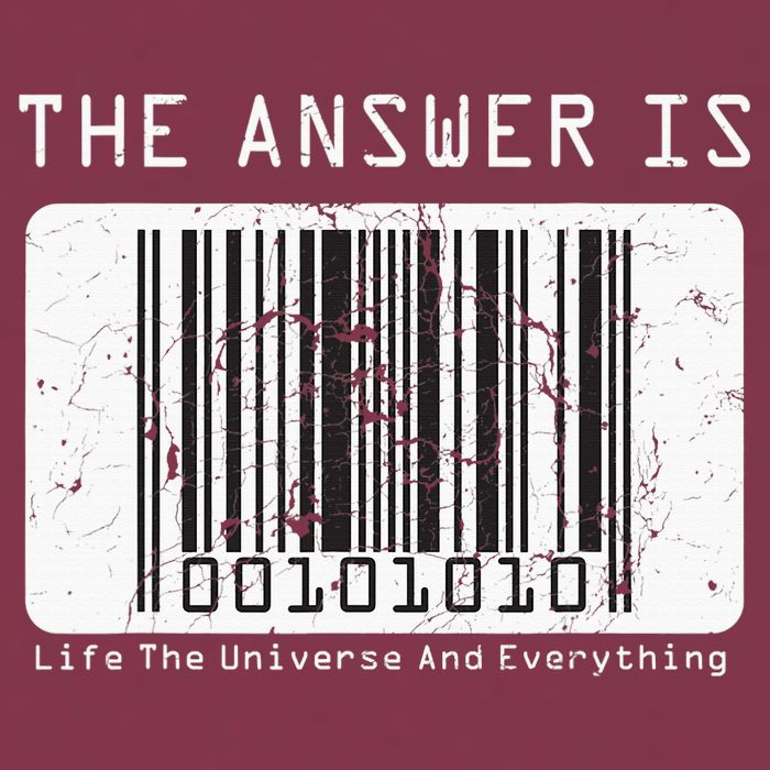 The Answer to Life The Universe and Everything in barcode 16oz Travel Tumbler