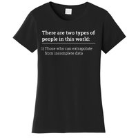 There Are Two Types Of People In This World Women's T-Shirt