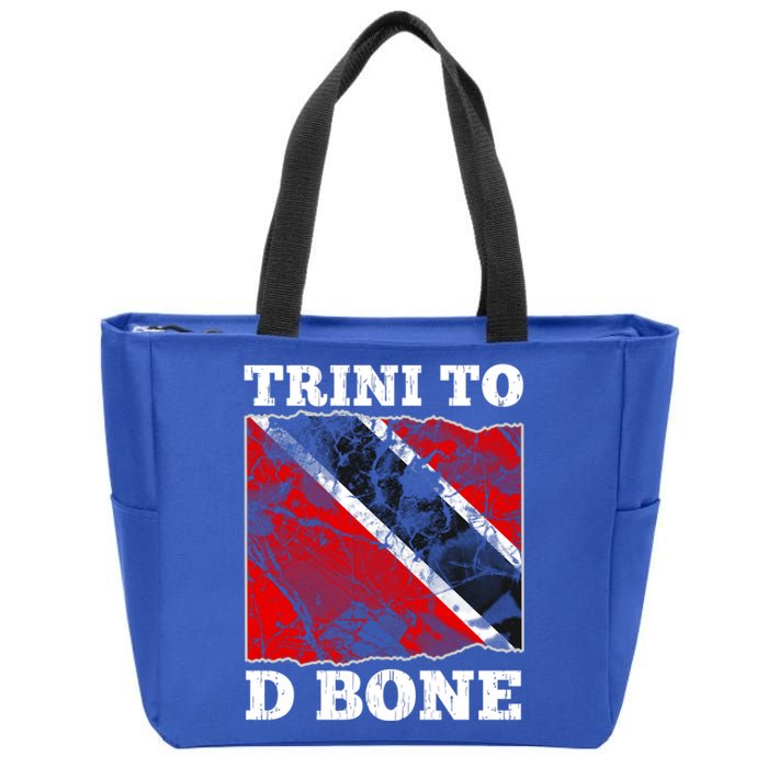 Trinidad And Tobago Flagcool Gift Trini To D Bone Gift Zip Tote Bag