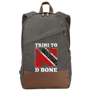 Trinidad And Tobago Flagcool Gift Trini To D Bone Gift Cotton Canvas Backpack