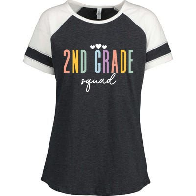 Teacher Appreciati To School 2Nd Second Grade Squad Gift Enza Ladies Jersey Colorblock Tee