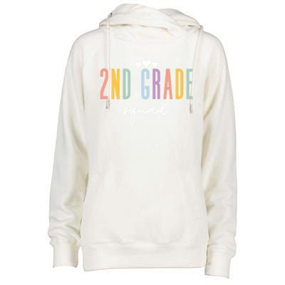 Teacher Appreciati To School 2Nd Second Grade Squad Gift Womens Funnel Neck Pullover Hood