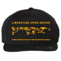 Tagdrol Amulet Tibetan Vajrayana Dzogchen Wool Snapback Cap