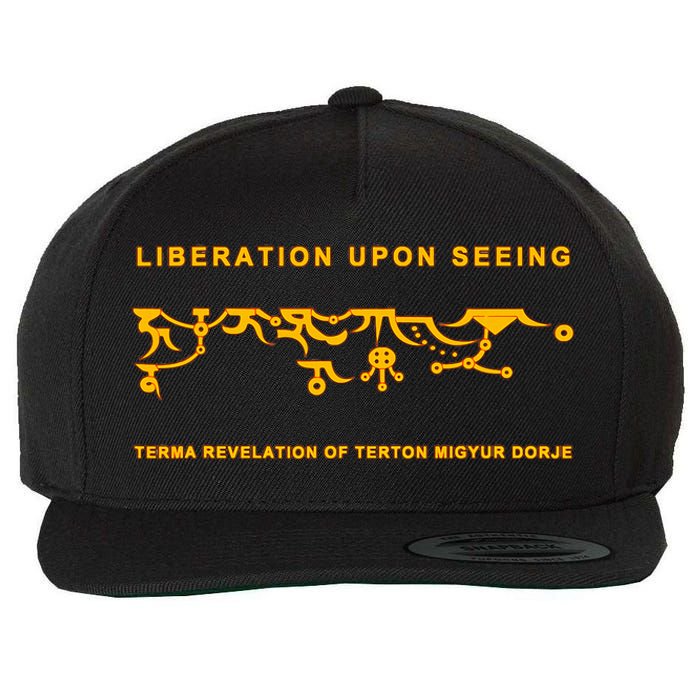 Tagdrol Amulet Tibetan Vajrayana Dzogchen Wool Snapback Cap