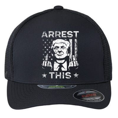 Trump Arrest This Fingers Flexfit Unipanel Trucker Cap