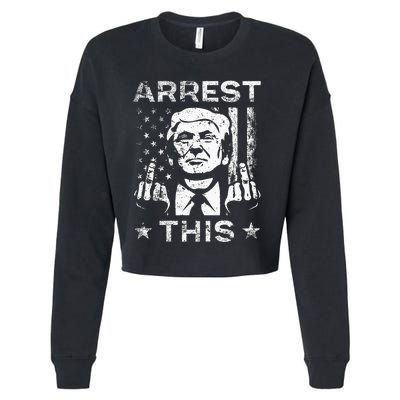 Trump Arrest This Fingers Cropped Pullover Crew