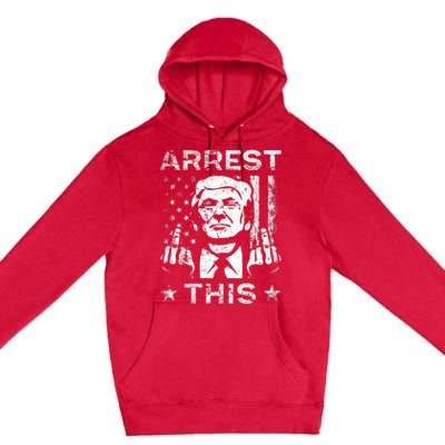 Trump Arrest This Fingers Premium Pullover Hoodie