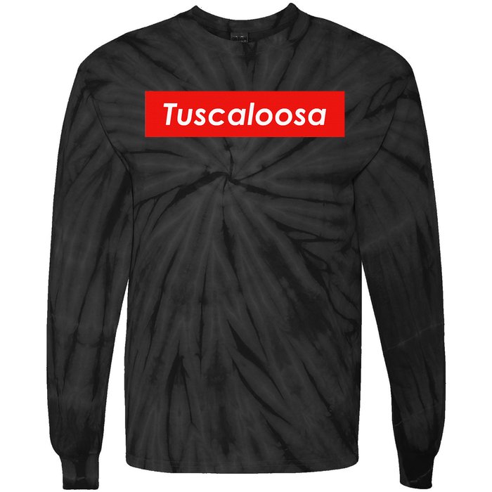 Tuscaloosa Alabama Tie-Dye Long Sleeve Shirt