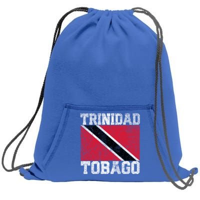 Trinidad And Tobago Flag National Pride Roots Country Family Meaningful Gift Sweatshirt Cinch Pack Bag