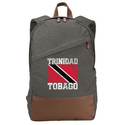 Trinidad And Tobago Flag National Pride Roots Country Family Meaningful Gift Cotton Canvas Backpack