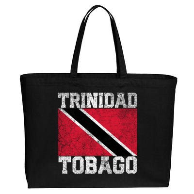 Trinidad And Tobago Flag National Pride Roots Country Family Meaningful Gift Cotton Canvas Jumbo Tote