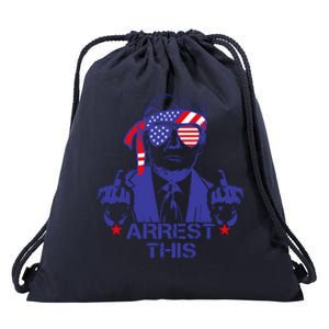 Trump Arrest This Funny Trump 2024 Convicted Felon Drawstring Bag