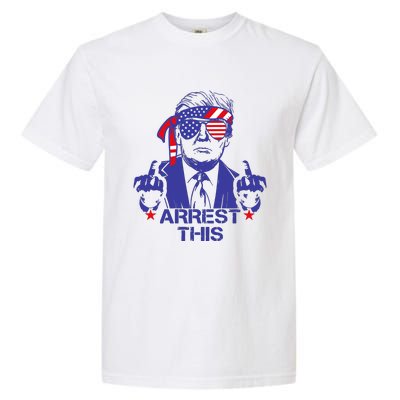 Trump Arrest This Funny Trump 2024 Convicted Felon Garment-Dyed Heavyweight T-Shirt