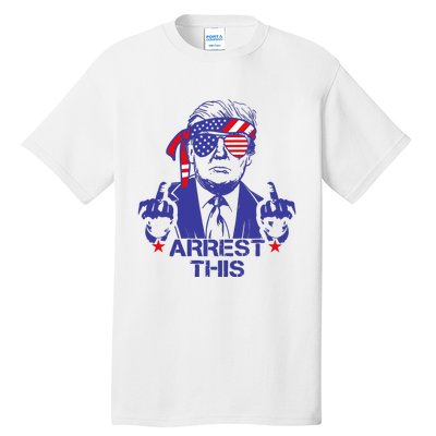 Trump Arrest This Funny Trump 2024 Convicted Felon Tall T-Shirt