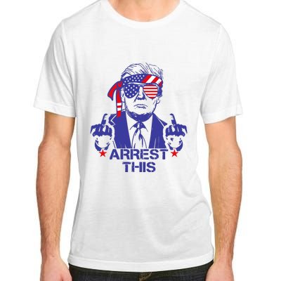 Trump Arrest This Funny Trump 2024 Convicted Felon Adult ChromaSoft Performance T-Shirt