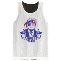 Trump Arrest This Funny Trump 2024 Convicted Felon Mesh Reversible Basketball Jersey Tank