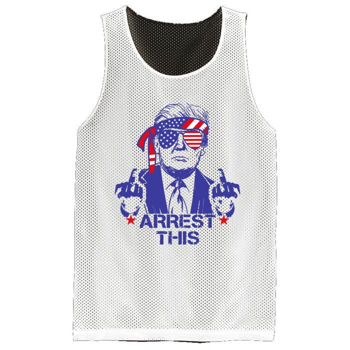 Trump Arrest This Funny Trump 2024 Convicted Felon Mesh Reversible Basketball Jersey Tank