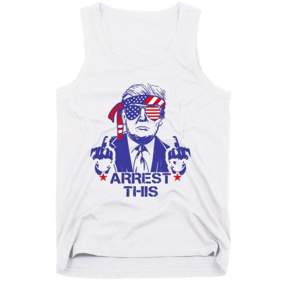 Trump Arrest This Funny Trump 2024 Convicted Felon Tank Top