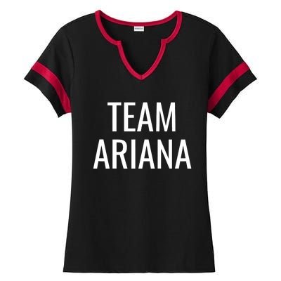 Team Ariana Ladies Halftime Notch Neck Tee