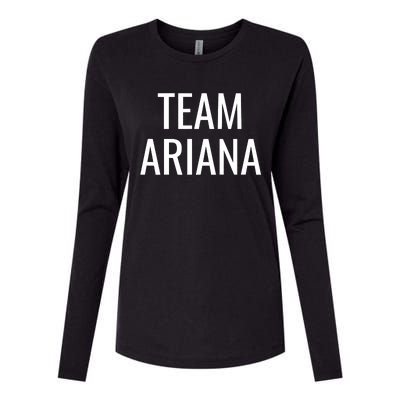 Team Ariana Womens Cotton Relaxed Long Sleeve T-Shirt