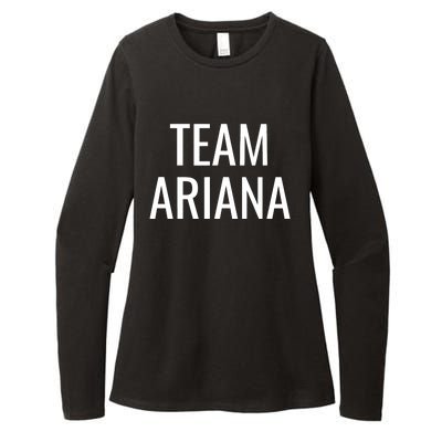 Team Ariana Womens CVC Long Sleeve Shirt