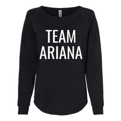 Team Ariana Womens California Wash Sweatshirt