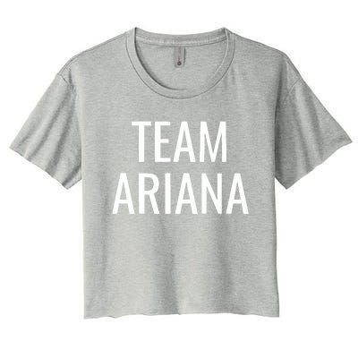 Team Ariana Women's Crop Top Tee