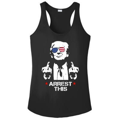 Trump Arrest This Funny Trump 2024 Convicted Felon Ladies PosiCharge Competitor Racerback Tank