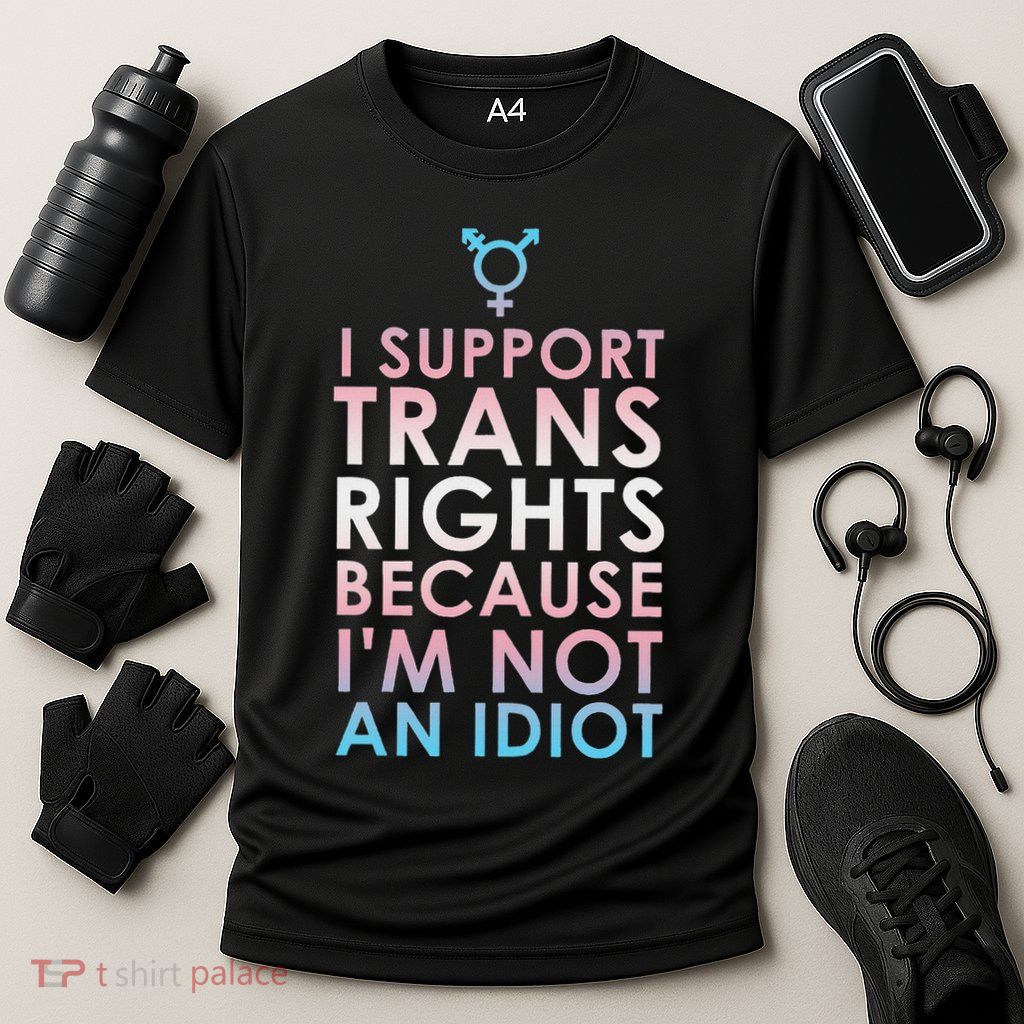 Transgender Ally Trans Pride Flag Support Performance Shirt