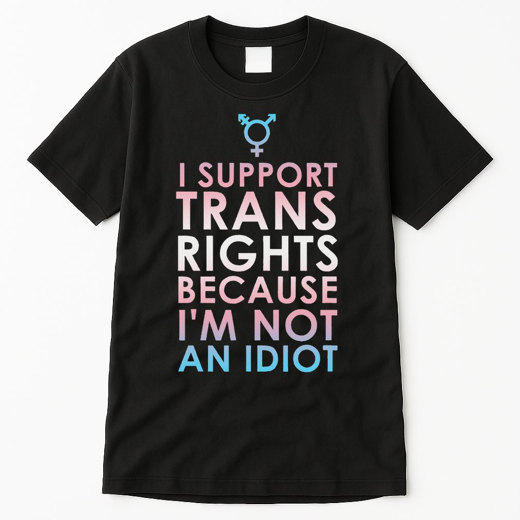 Transgender Ally Trans Pride Flag Support Tall T-Shirt