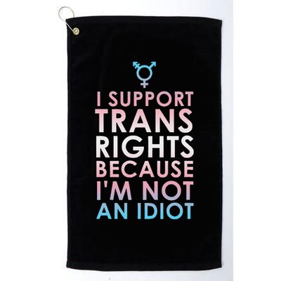 Transgender Ally Trans Pride Flag Support Golf Towel