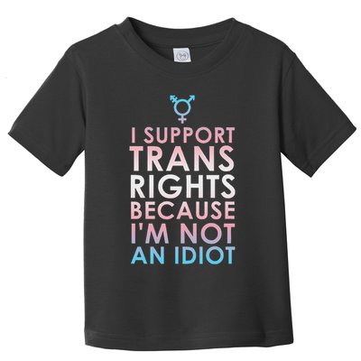 Transgender Ally Trans Pride Flag Support Toddler T-Shirt