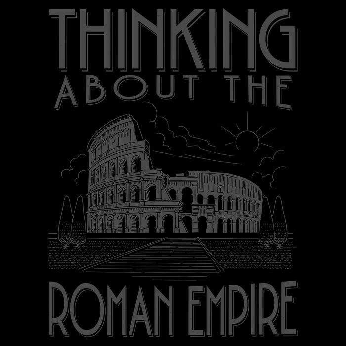 Thinking About The Roman Empire Funny Rome Meme Dad Joke City Backpack