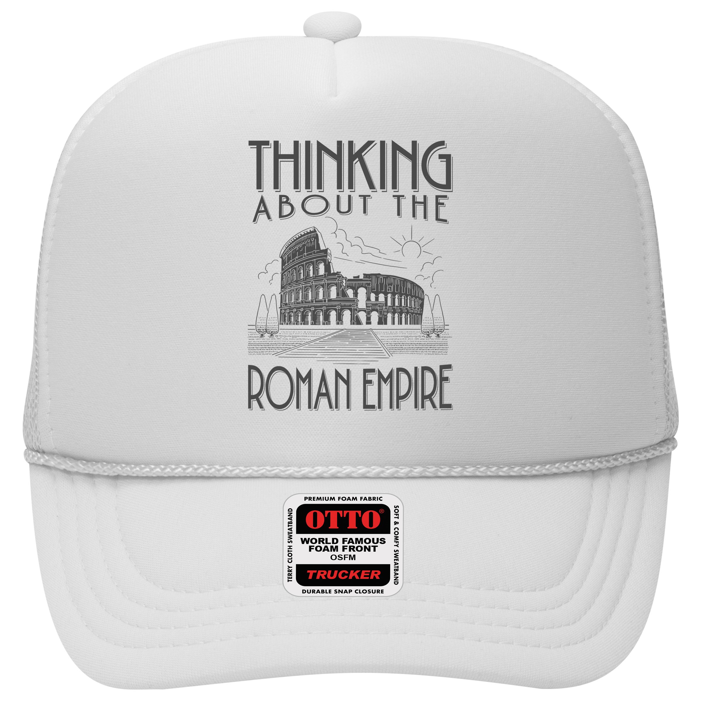 Thinking About The Roman Empire Funny Rome Meme Dad Joke Hat