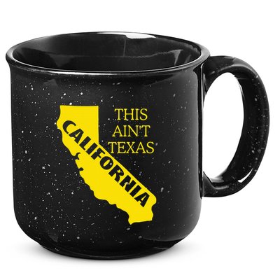 This ain't Texas CALIFORNIA Cali Vibes meme funny 15oz Campfire Ceramic Mug