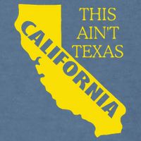 This ain't Texas CALIFORNIA Cali Vibes meme funny Garment-Dyed Sweatshirt