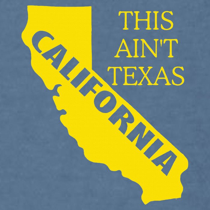 This ain't Texas CALIFORNIA Cali Vibes meme funny Garment-Dyed Sweatshirt
