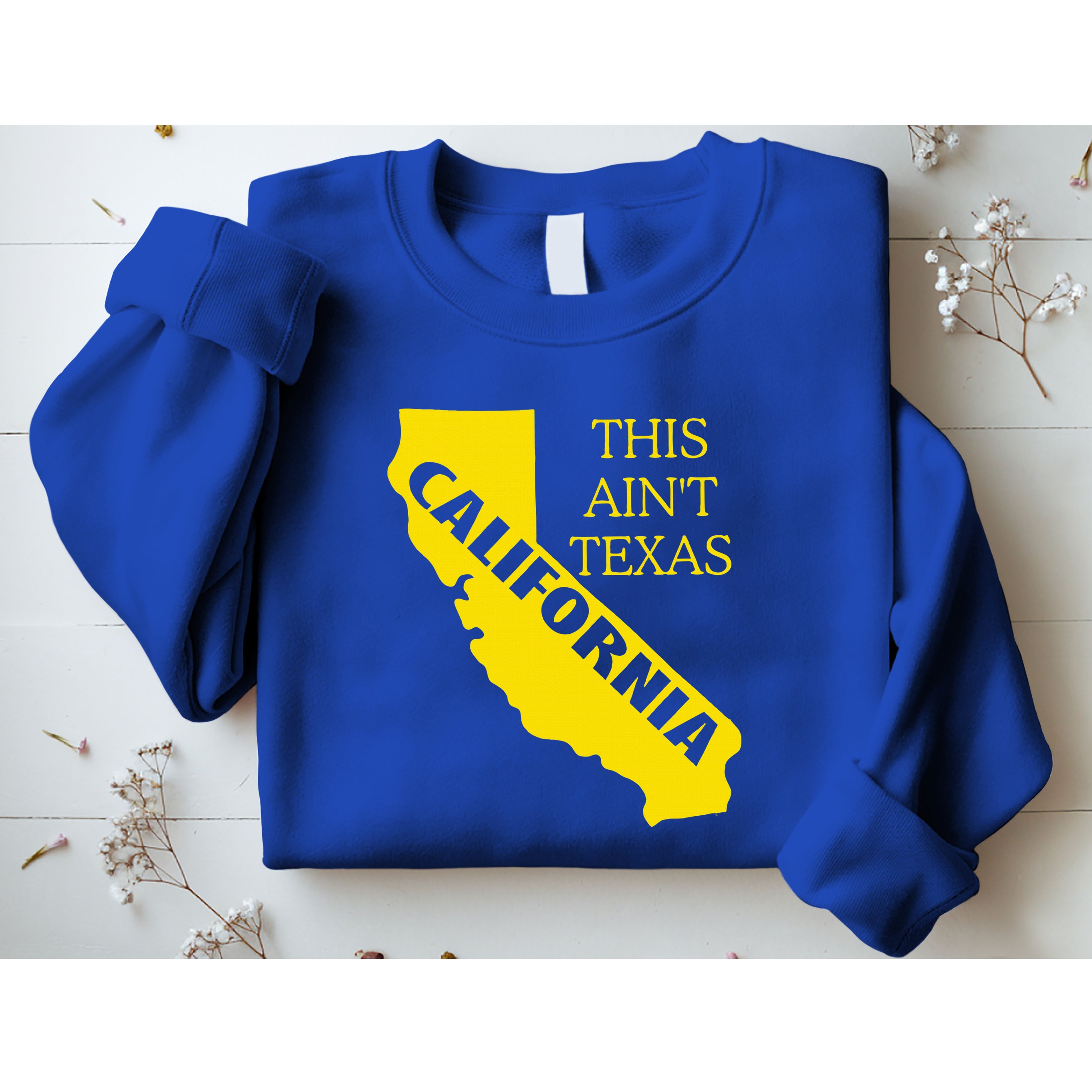 This ain't Texas CALIFORNIA Cali Vibes meme funny Sweatshirt