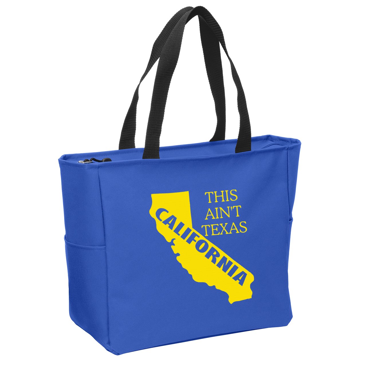 This ain't Texas CALIFORNIA Cali Vibes meme funny Zip Tote Bag