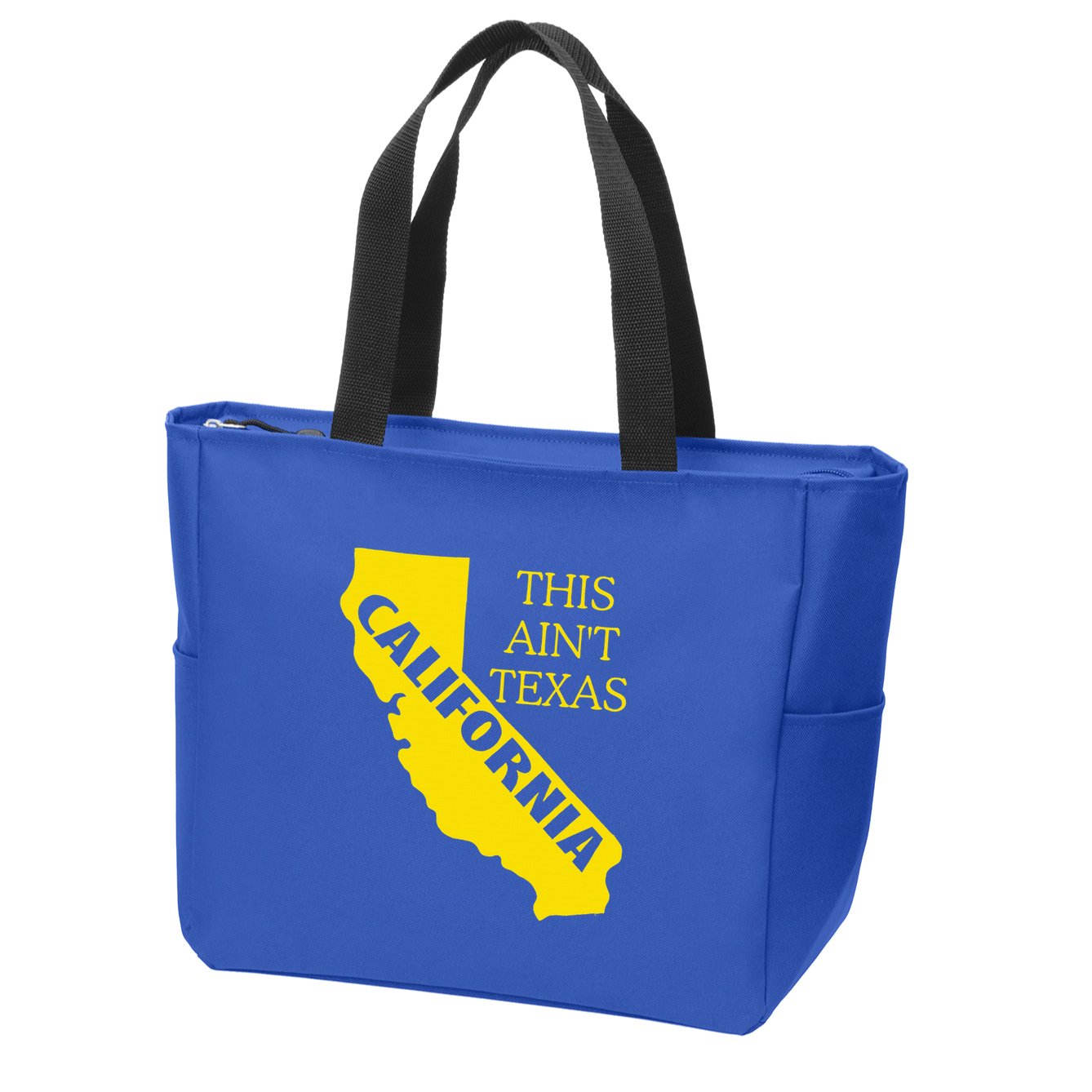 This ain't Texas CALIFORNIA Cali Vibes meme funny Zip Tote Bag
