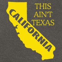 This ain't Texas CALIFORNIA Cali Vibes meme funny Cotton Canvas Backpack